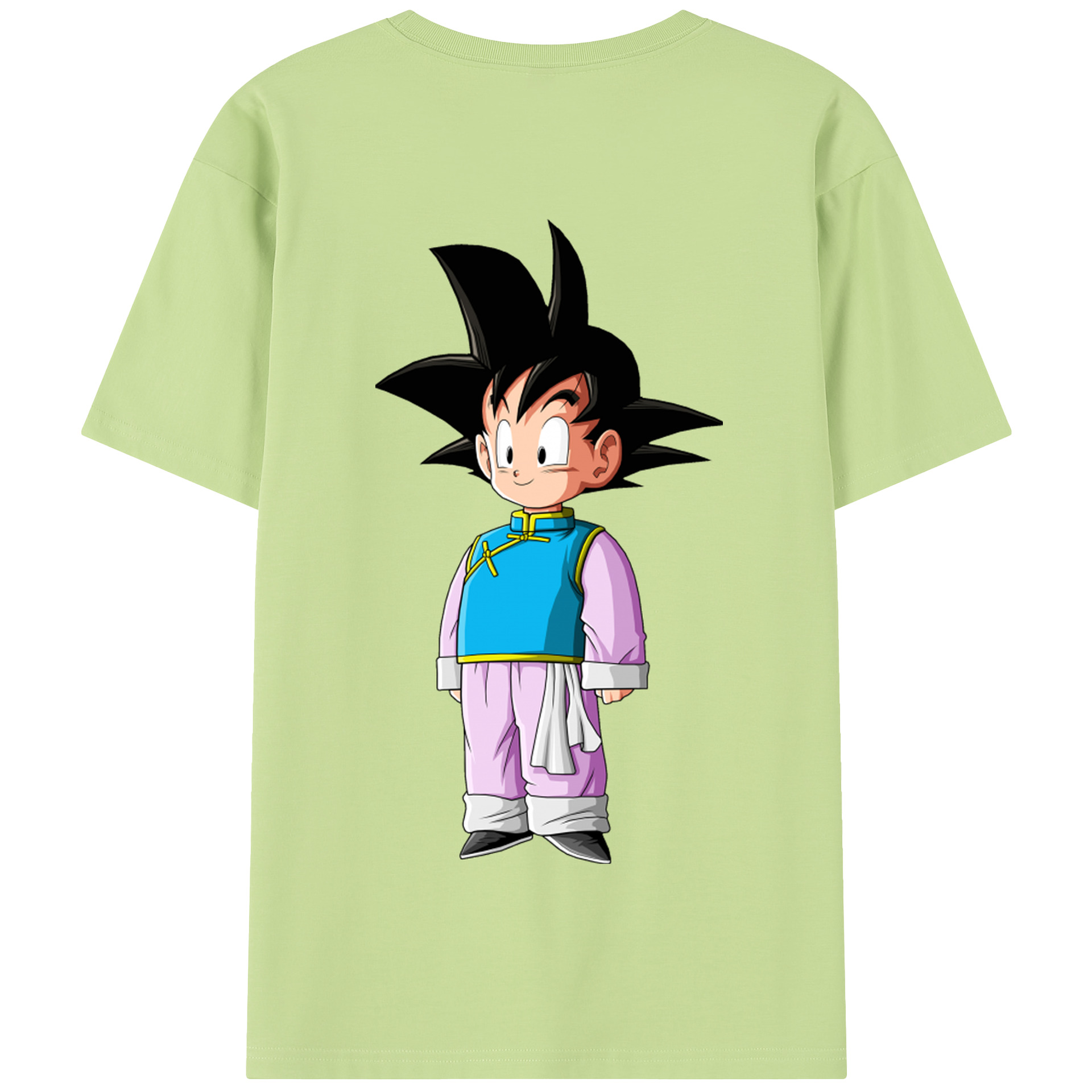（画像用） ドラゴンボール 孫悟空（そん ごくう）Son Goku カカロット DRAGON BALL Kakarotto 綿100％半袖Tシャツ（背面プリント）